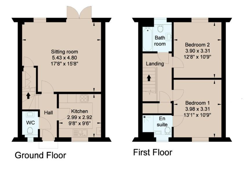 Lion Cottage, Broadway 布罗德韦 外观 照片